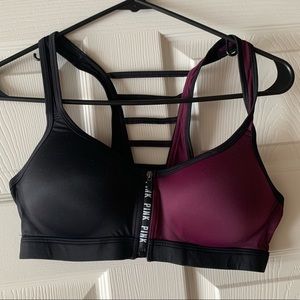 Victoria’s Secret PINK front zip sports bra